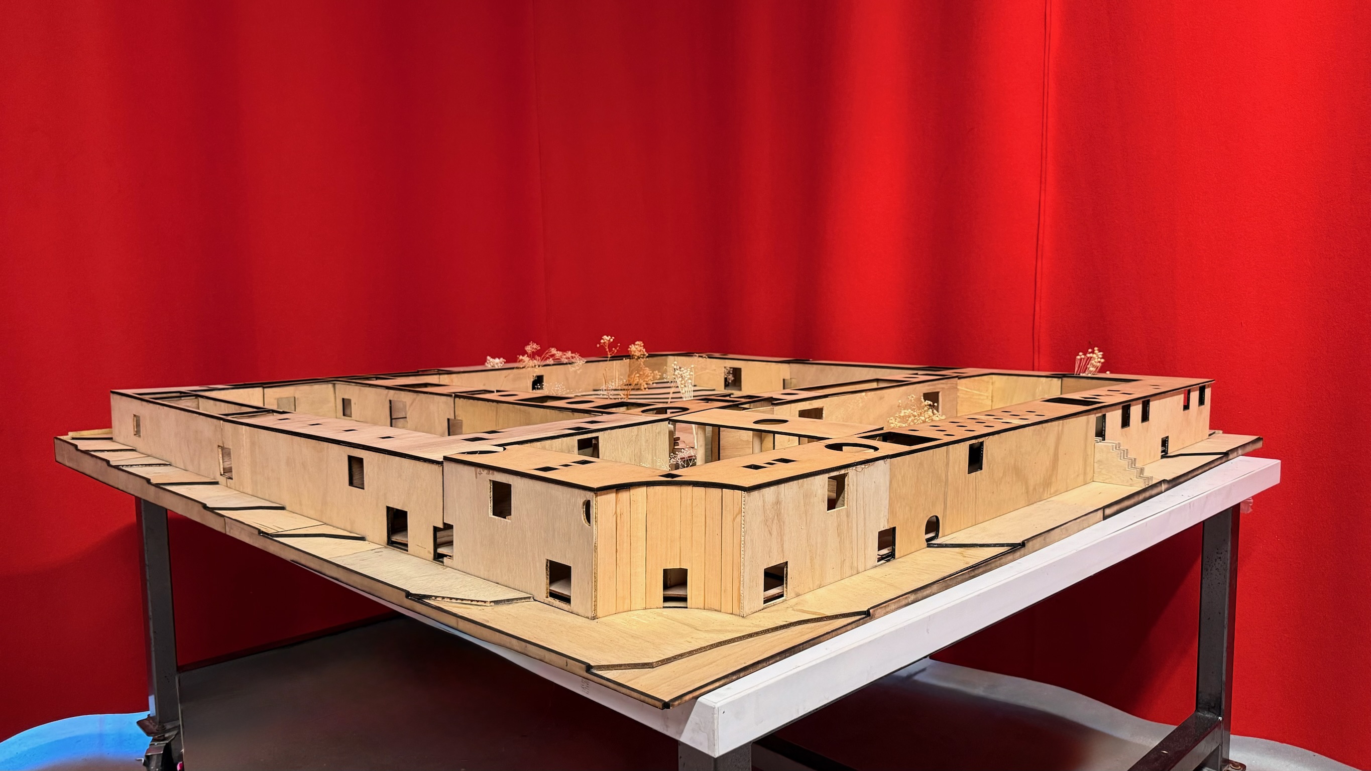 Luna House model, interior passage