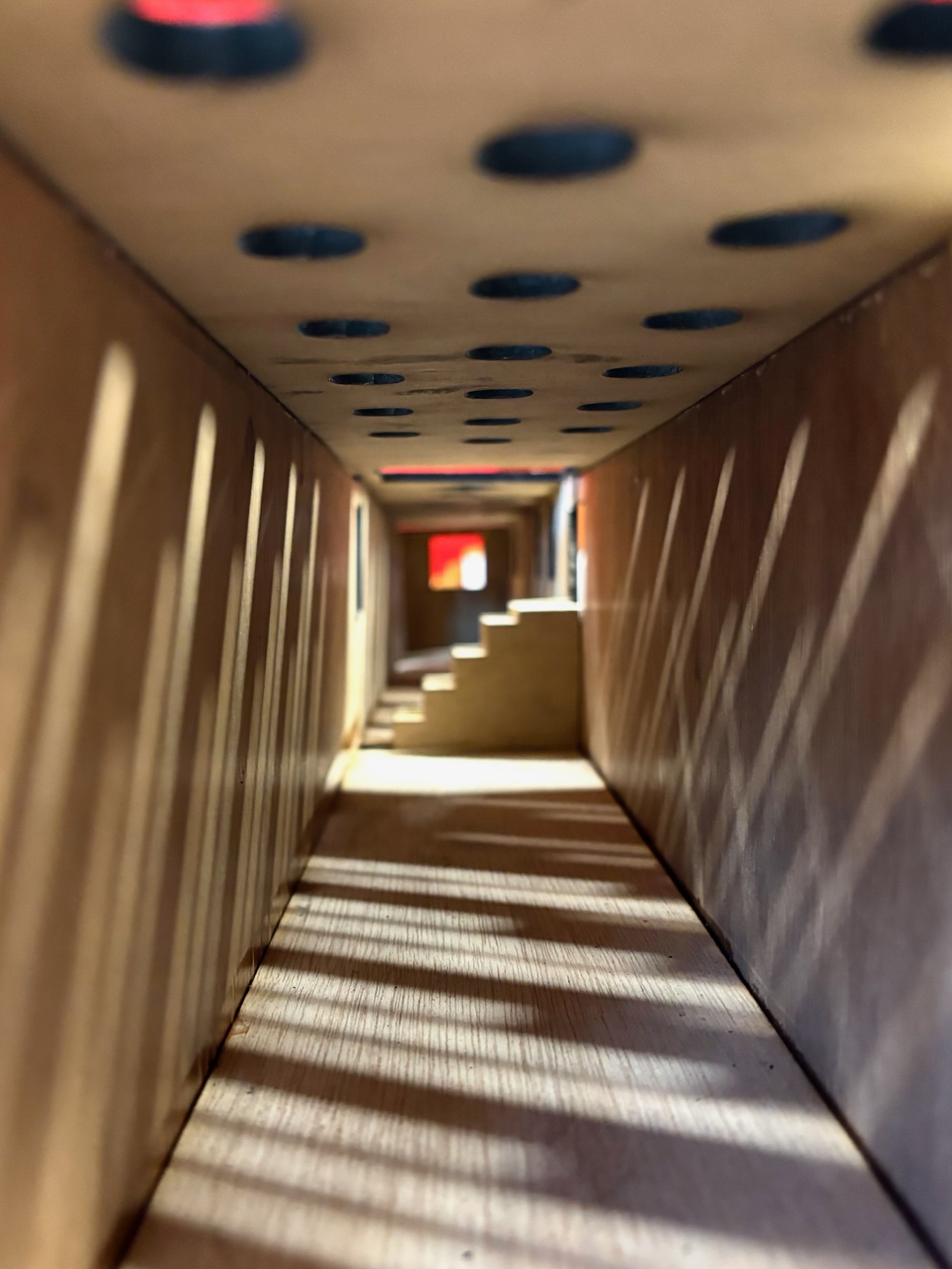 Luna House model, corridor detail