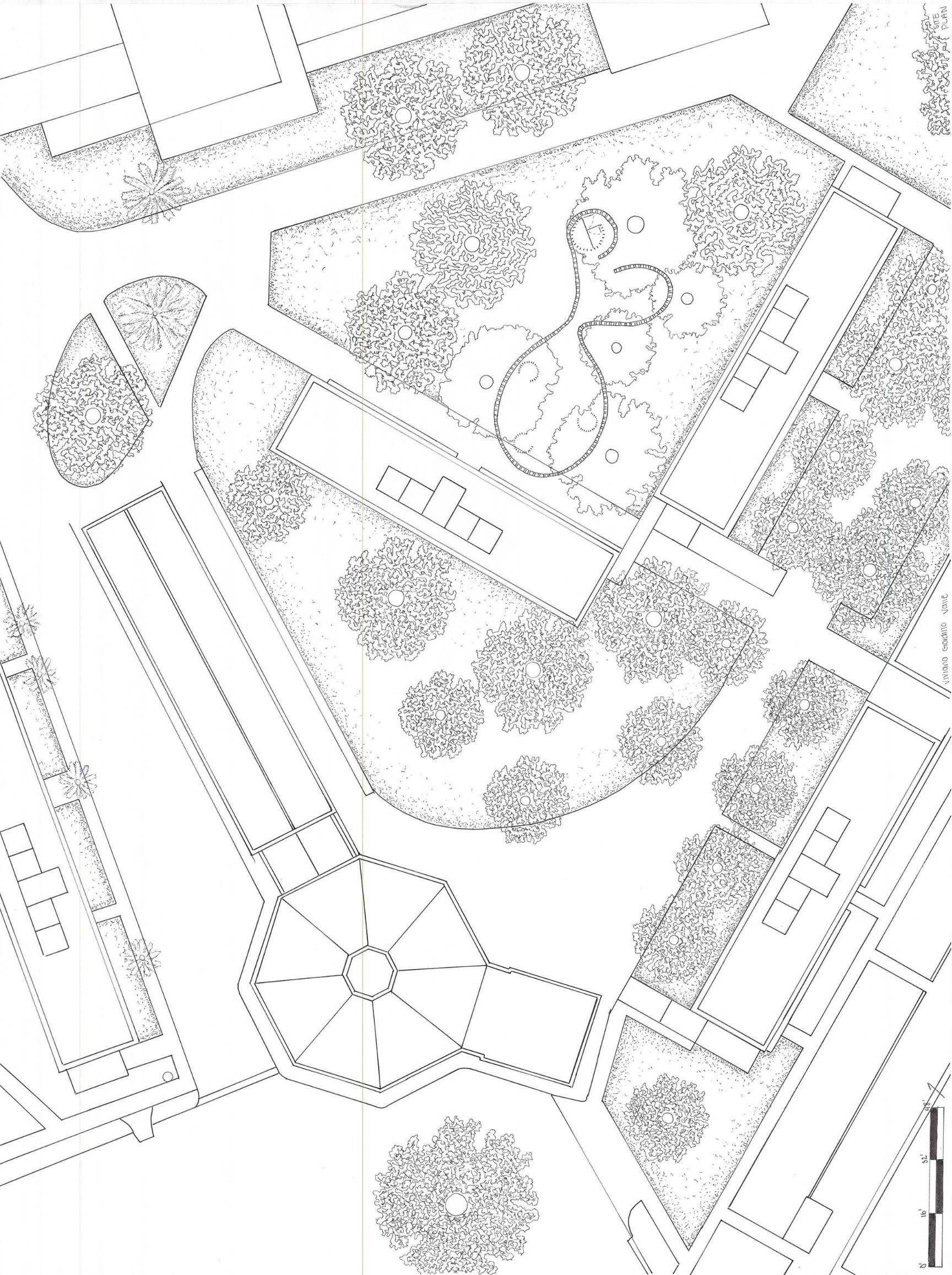 Meditation Space site plan