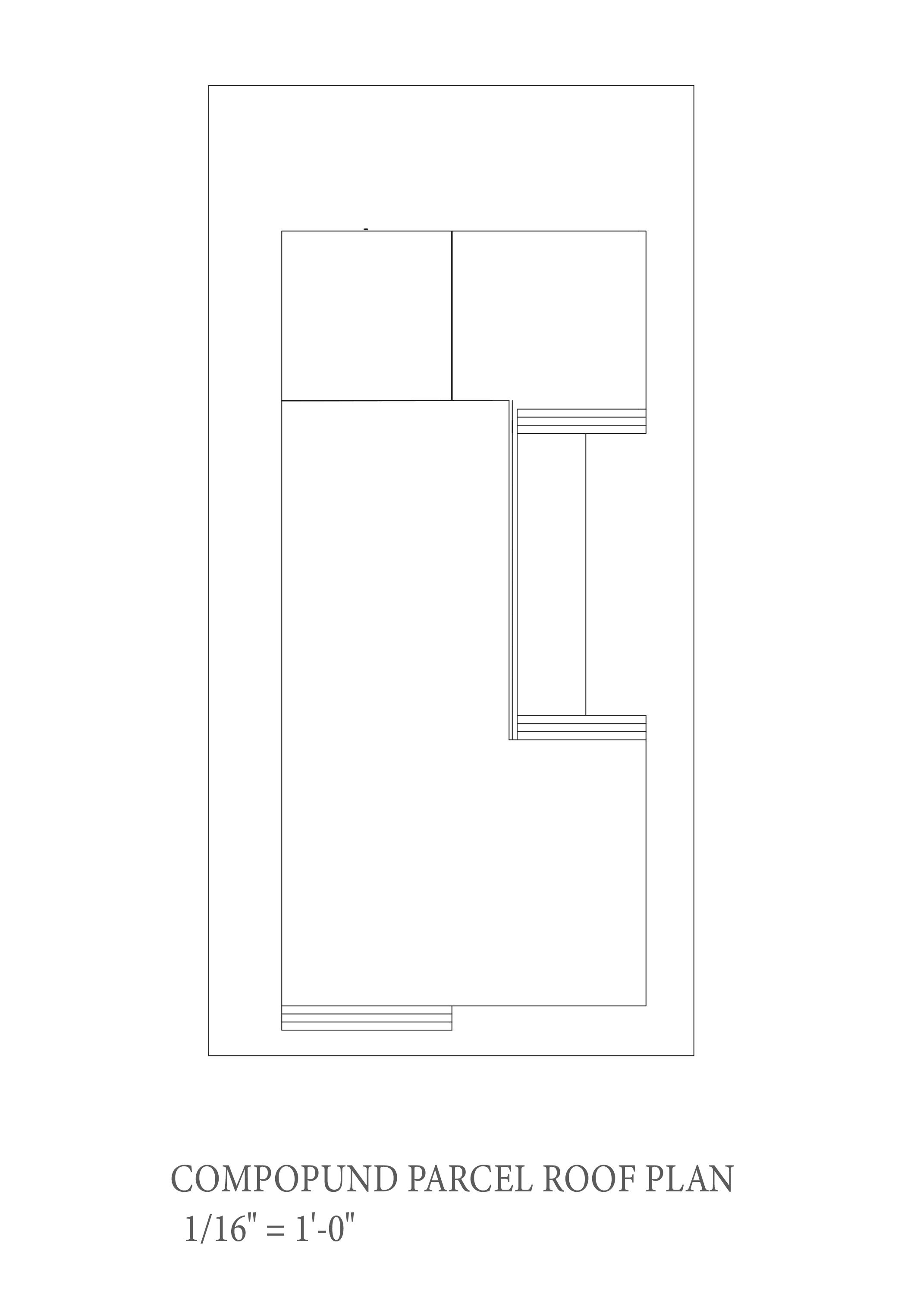 Compound roof plan