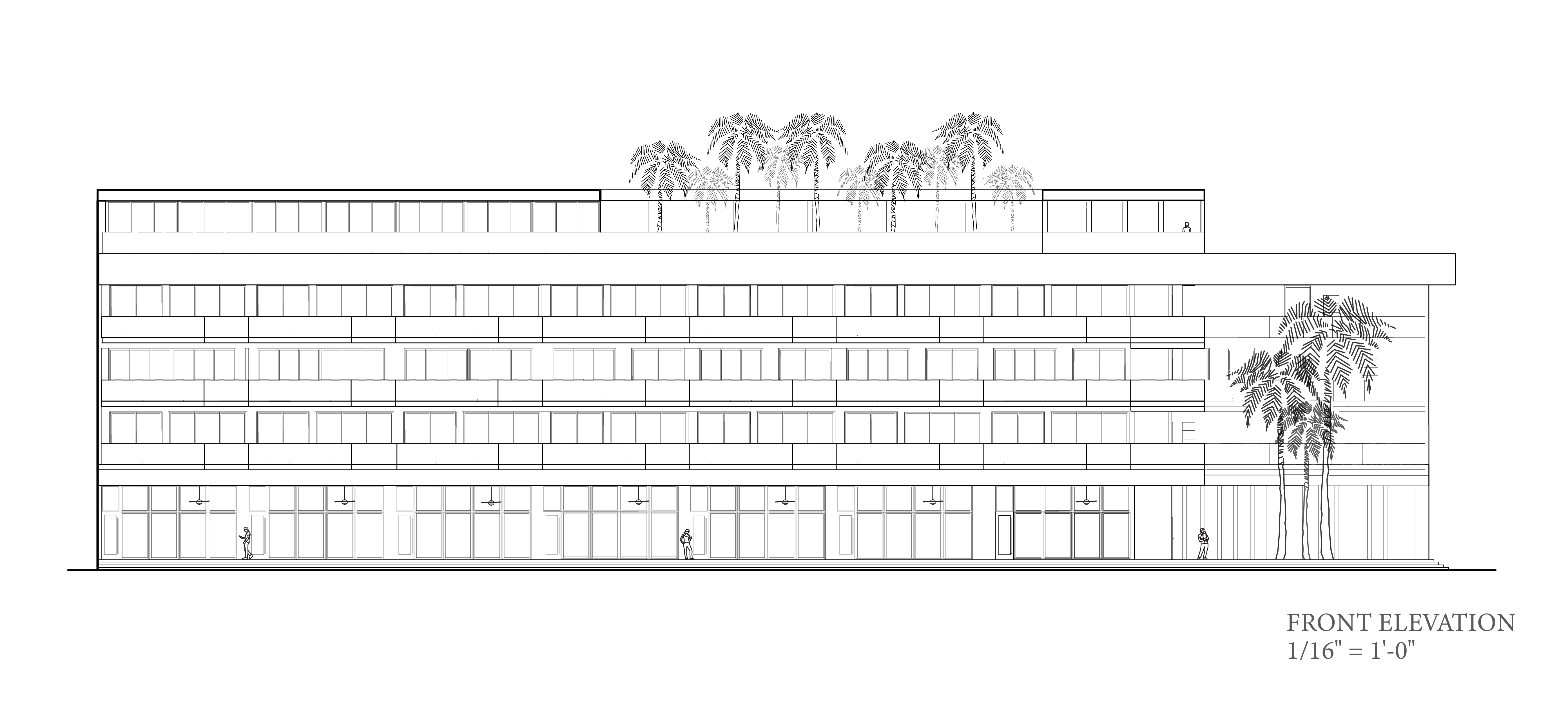 Back elevation
