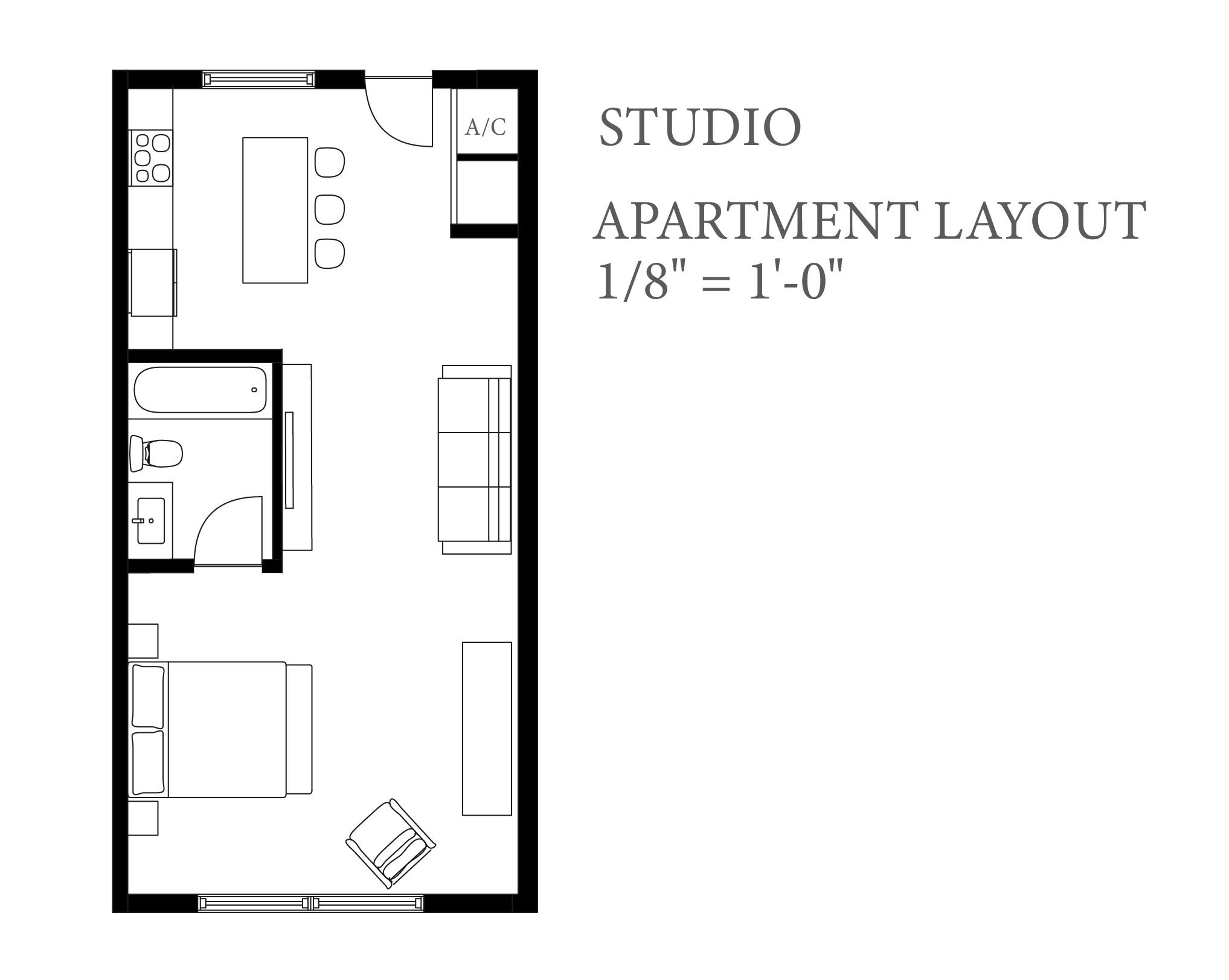 Studio plan